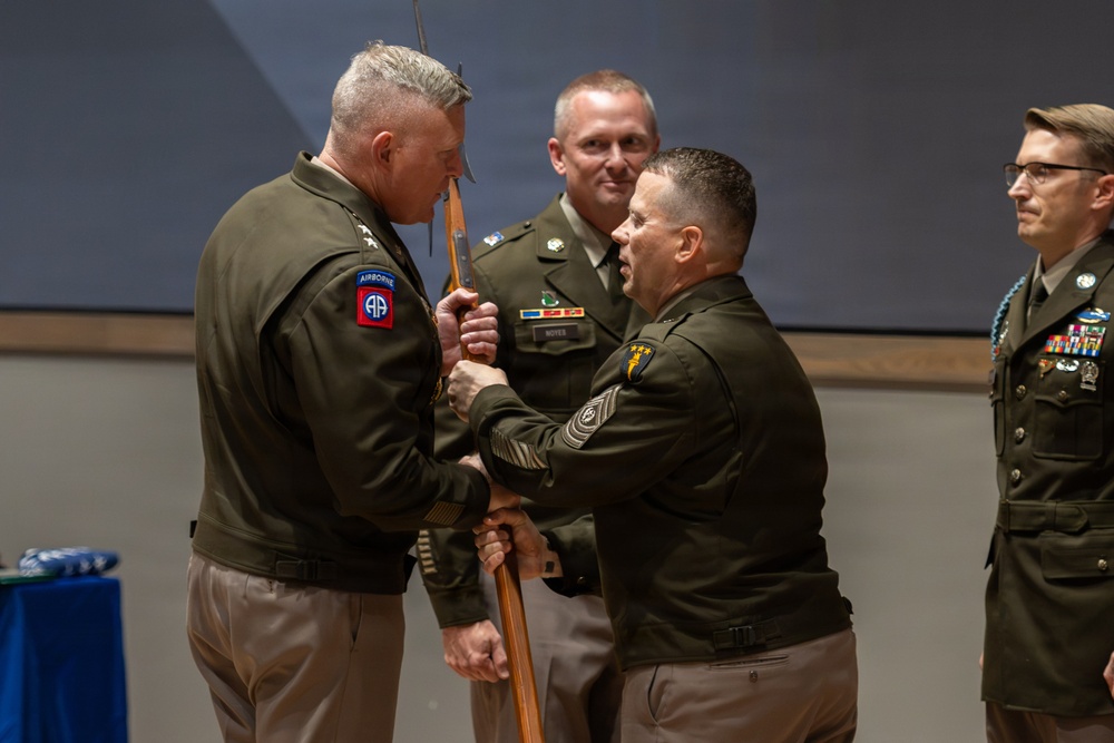 Army University welcomes CSM Derek Noyes during change of responsibility ceremony