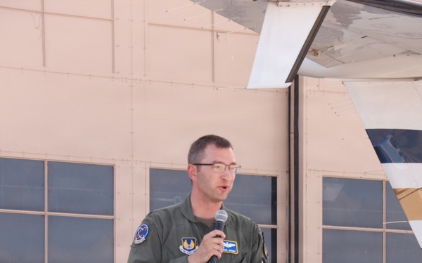 Wright assumes leadership of 586th Flight Test Squadron