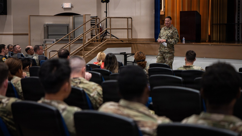 6 ARW commander holds first all-call