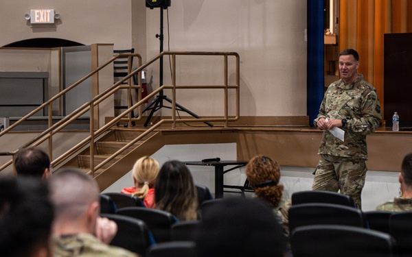 6 ARW commander holds first all-call
