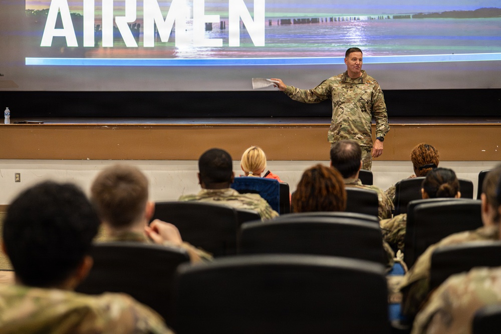6 ARW commander holds first all-call