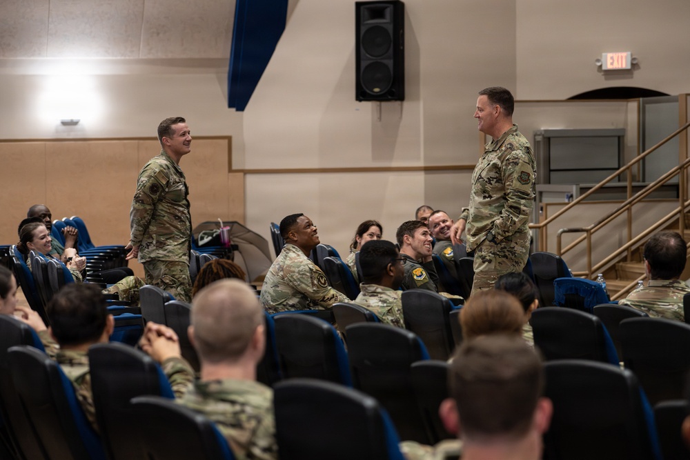 6 ARW commander holds first all-call