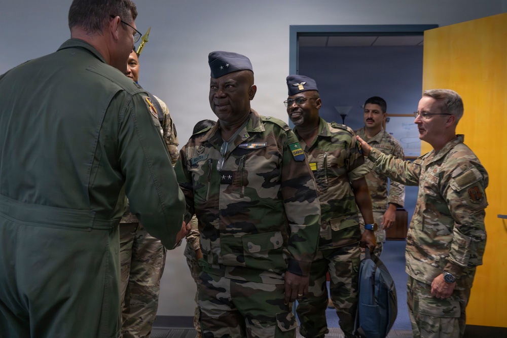 Gabon Delegation Visits Sentry Storm 26