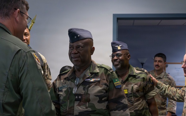 Gabon Delegation Visits Sentry Storm 26