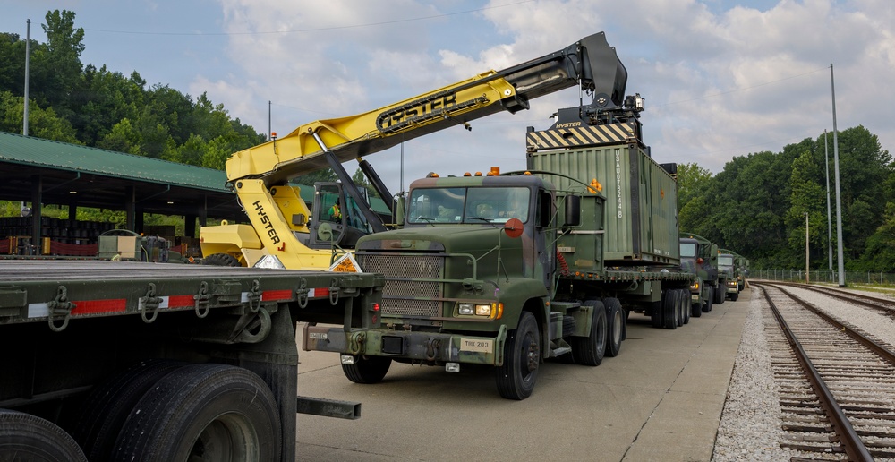 Moving Ammunition for Operation Patriot Press