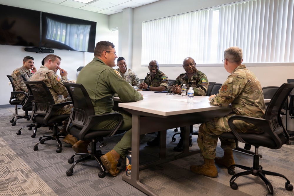 Gabon Delegation Visits Sentry Storm 26