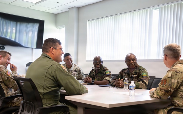 Gabon Delegation Visits Sentry Storm 26