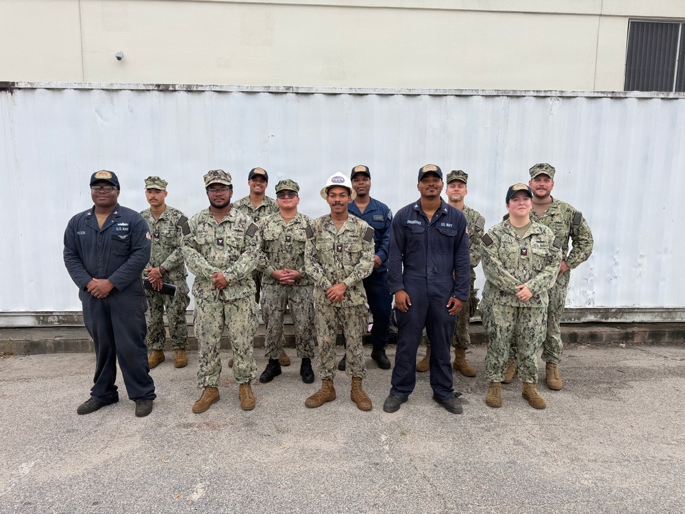 SIMA Sailors Assemble Expeditionary Maintenance Container