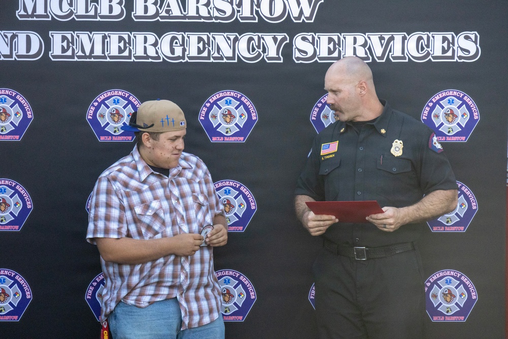 MCLB Barstow Fire Award