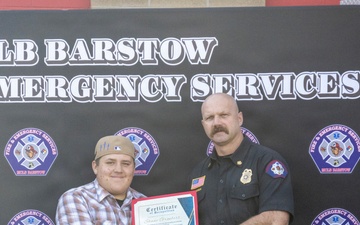 MCLB Barstow Fire Award