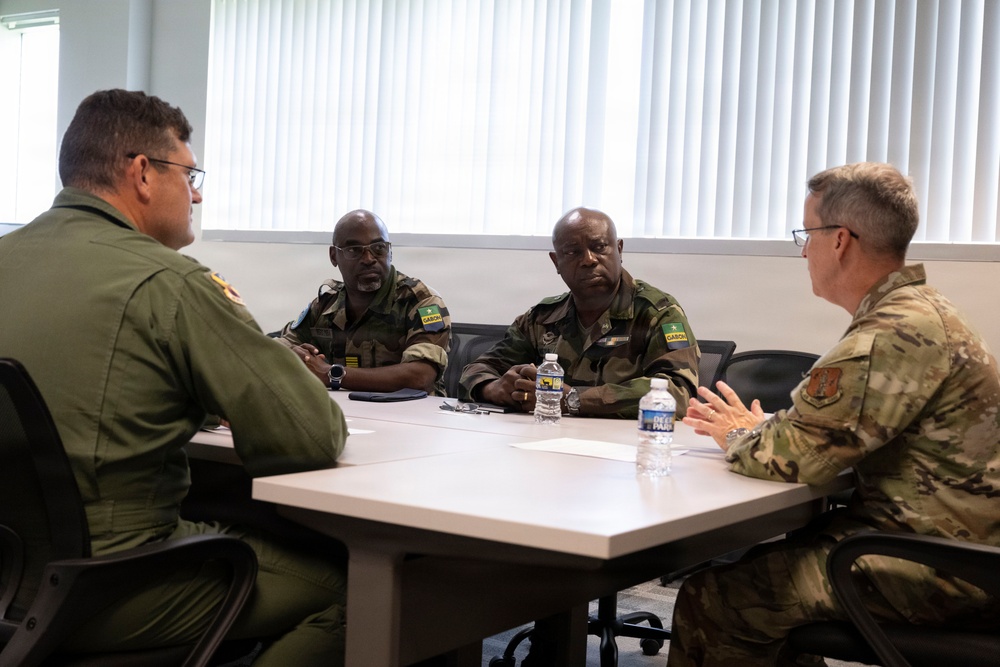 Gabon Delegation Visits Sentry Storm 26