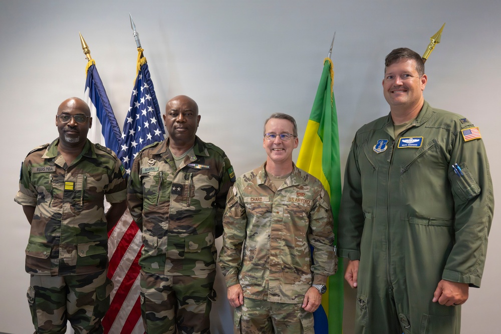 Gabon Delegation Visits Sentry Storm 26