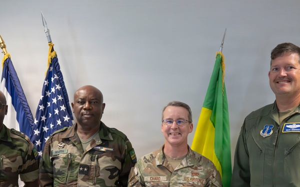 Gabon Delegation Visits Sentry Storm 26