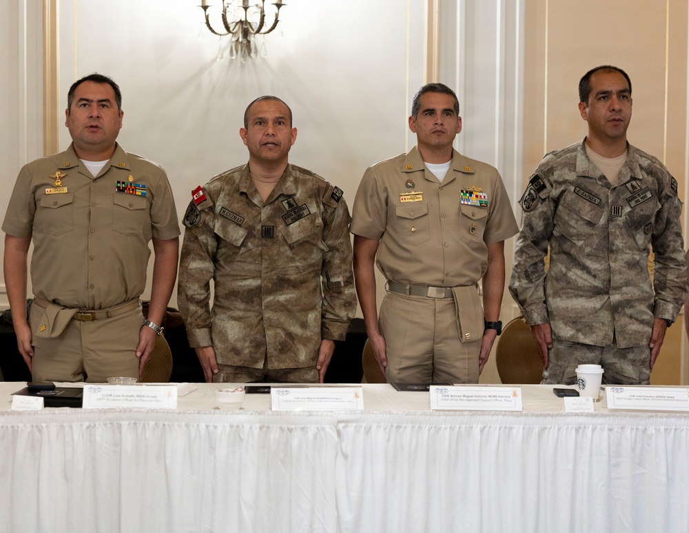 U.S. Marines and Navy conduct Maritime Staff Talks with Peru