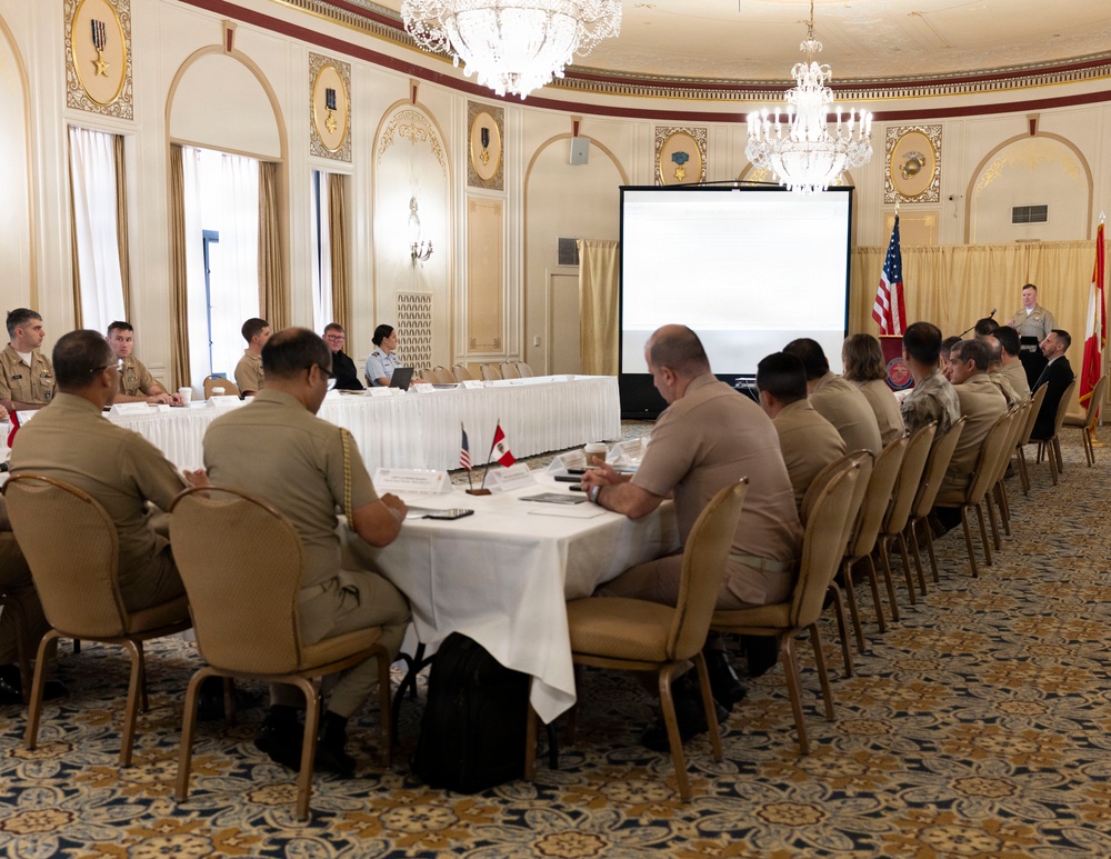 U.S. Marines and Navy conduct Maritime Staff Talks with Peru