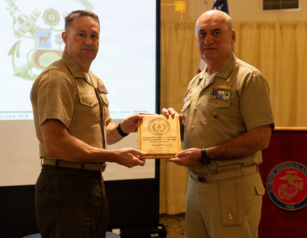 U.S. Marines and Navy conduct Maritime Staff Talks with Peru