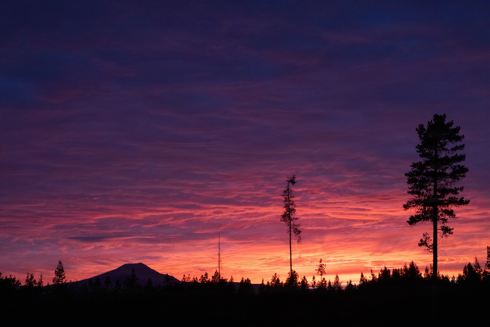 Sunset on Umpqua National Forest