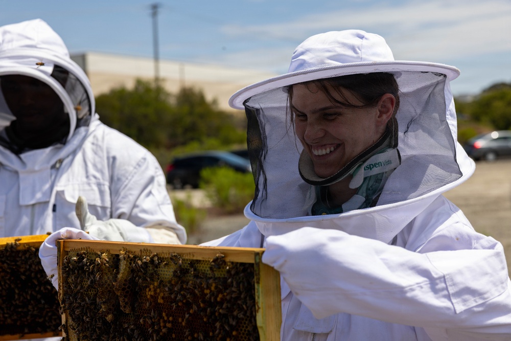 WWBN-West Service Members Participate in Beekeeping Program