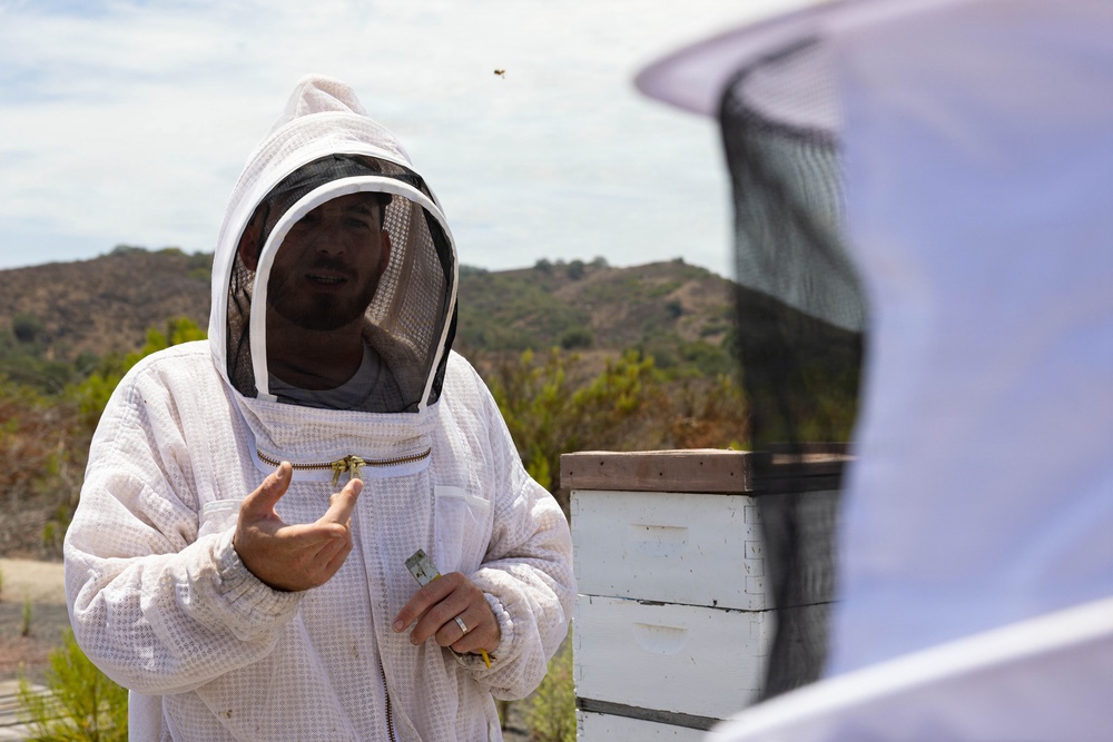 WWBN-West Service Members Participate in Beekeeping Program