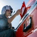 HT-28 Student Naval Aviator Performs Pre-Flight Inspection of TH-73A Thrasher