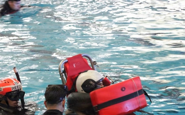 Rescue Swimmer Candidates Conduct Training at ARSS