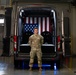 U.S. Air Force Airman 1st Class Edward Buckley, Air Force Mortuary Affairs Operations departures specialist