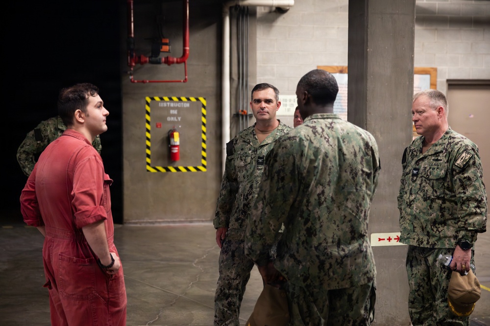Surface Warfare Schools Command (SWSC) visits Surface Warfare Engineering School Command (SWESC) Great Lakes