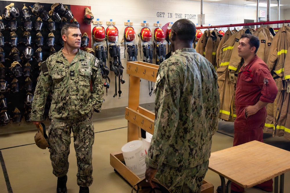 Surface Warfare Schools Command (SWSC) visits Surface Warfare Engineering School Command (SWESC) Great Lakes