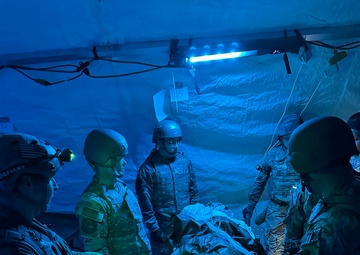 403rd ASTS bridges the gap between battlefield and airlift during Patriot Medic 2026