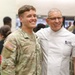 31st ADA Brigade Soldiers eat lunch with Chef Robert Irvine