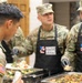 31st ADA Brigade Soldiers eat lunch with Chef Robert Irvine