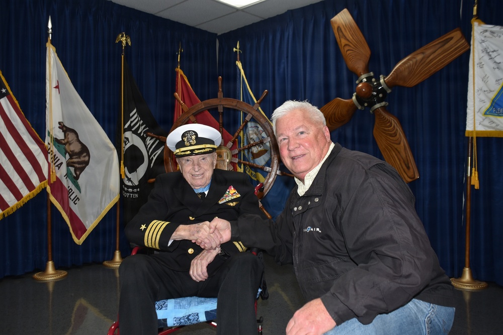FRCSW welcomes one of naval aviation’s most distinguished heroes, retired CAPT Royce Williams