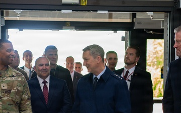 At the nexus of readiness: Gen. Caine visits DLA's largest distribution hub