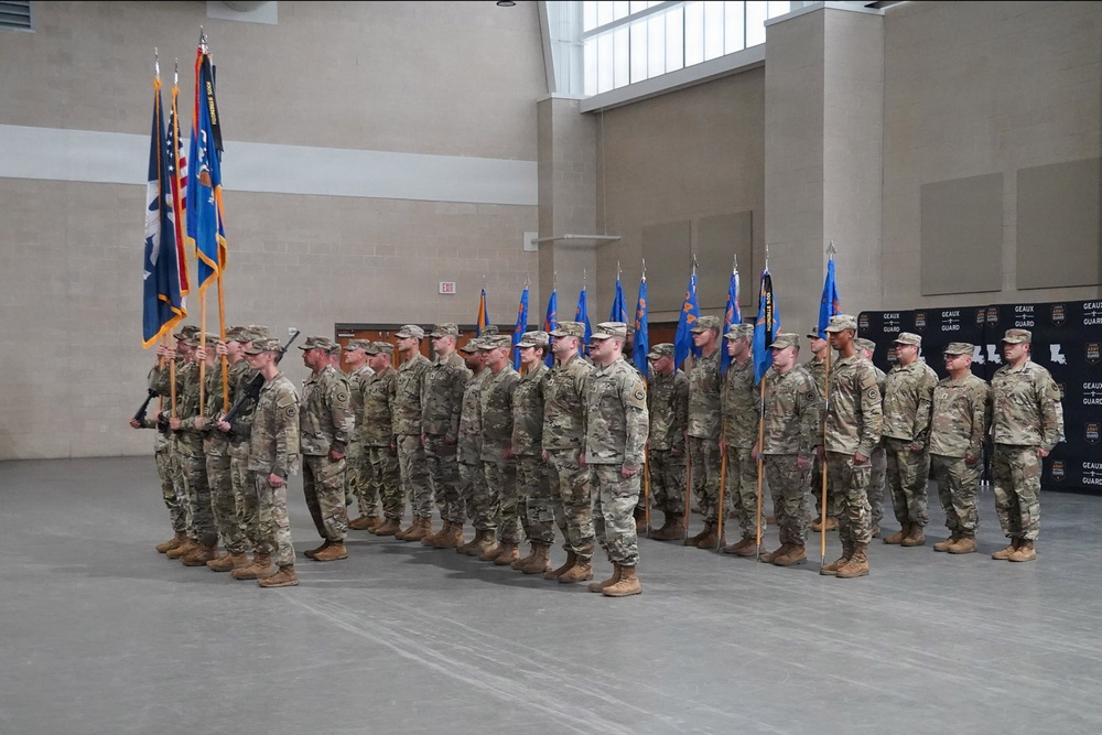 Joint ceremony marks leadership transition across Louisiana Army Aviation