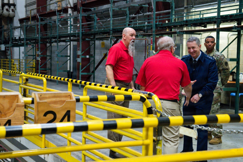 DLA Distribution hosts Chairman of the Joint Chiefs of Staff to highlight warfighter support, modernization efforts