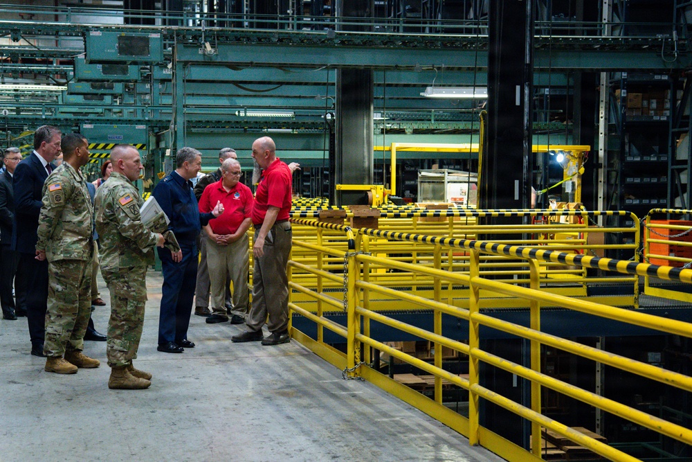 DLA Distribution hosts Chairman of the Joint Chiefs of Staff to highlight warfighter support, modernization efforts