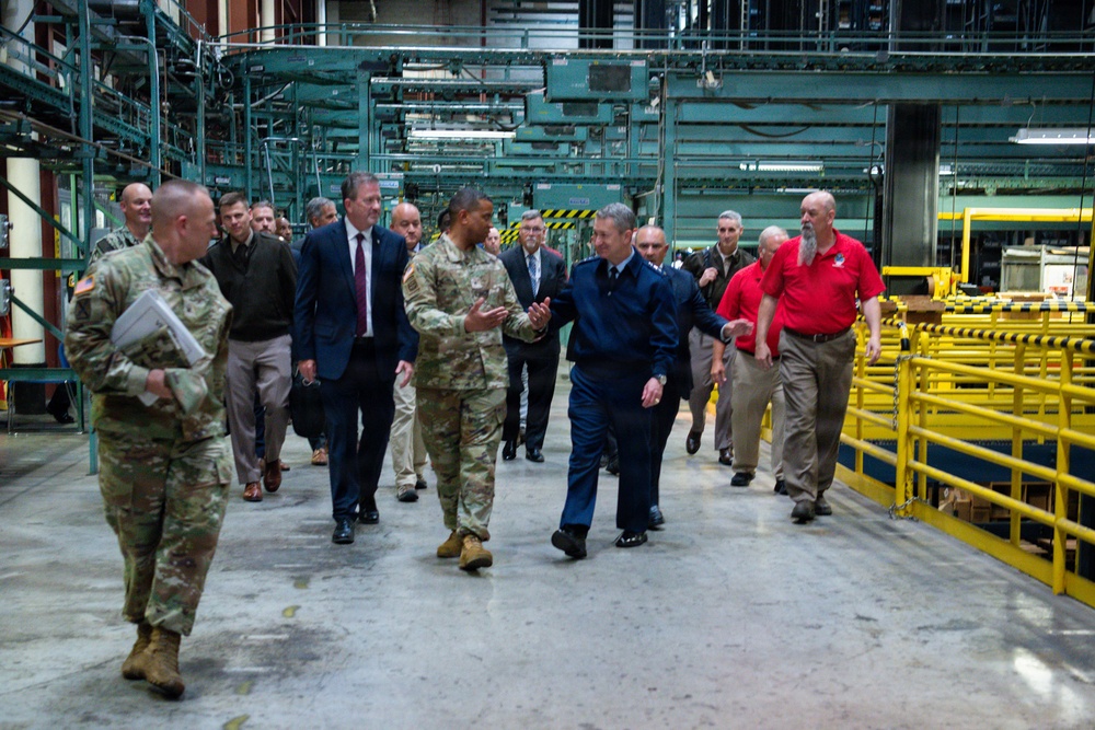 DLA Distribution hosts Chairman of the Joint Chiefs of Staff to highlight warfighter support, modernization efforts