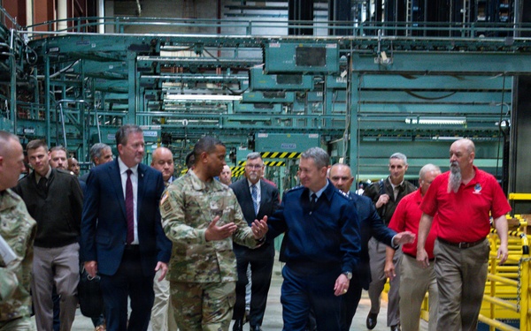 DLA Distribution hosts Chairman of the Joint Chiefs of Staff to highlight warfighter support, modernization efforts