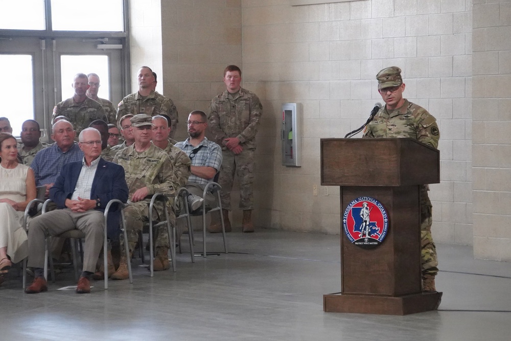 Joint ceremony marks leadership transition across Louisiana Army Aviation