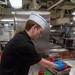 Ronald Reagan Sailors Prepare Food For Taco Tuesday