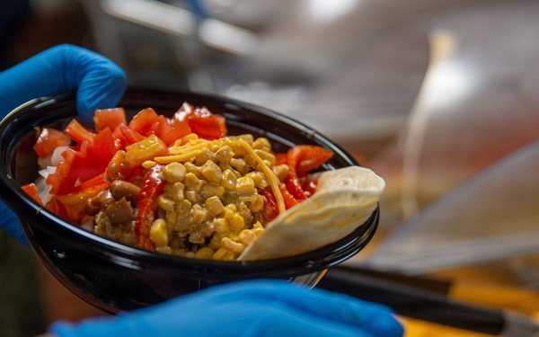 Ronald Reagan Sailors Prepare Food For Taco Tuesday