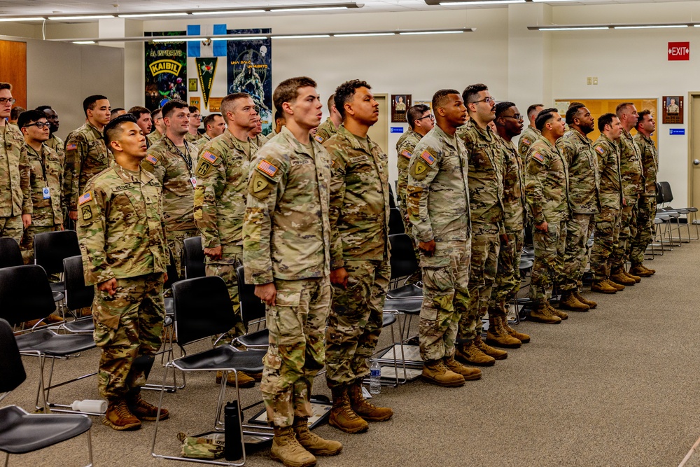 127th Cyber Protection Battalion Welcomes new NCOs