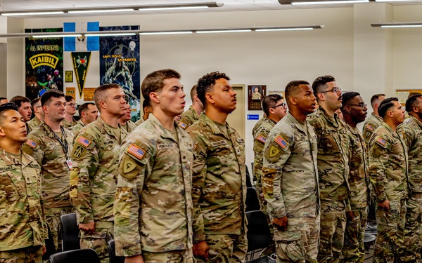 127th Cyber Protection Battalion Welcomes new NCOs