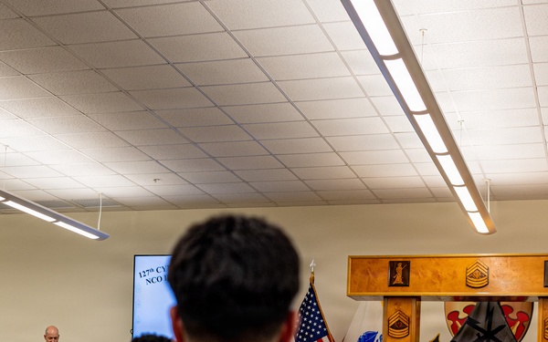 127th Cyber Protection Battalion Welcomes new NCOs