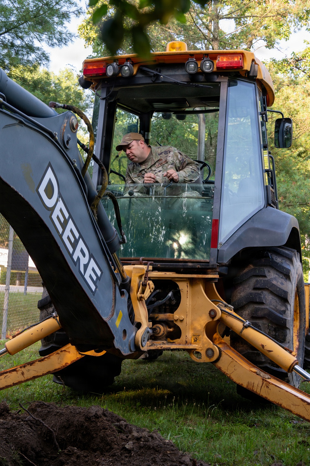 171st Civil Engineers Restore Underground Pipes