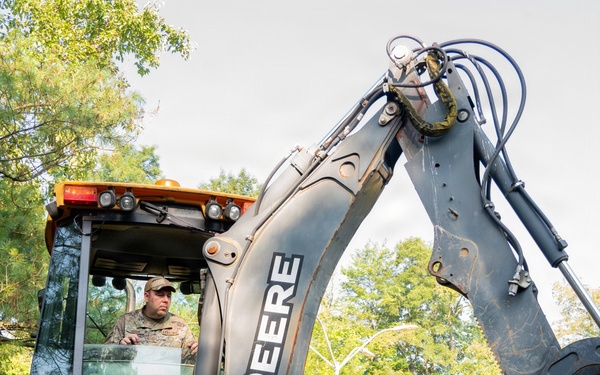 171st Civil Engineers Restore Underground Pipes