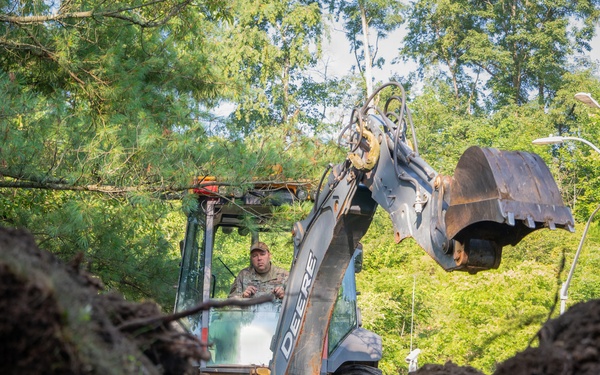 171st Civil Engineers Restore Underground Pipes