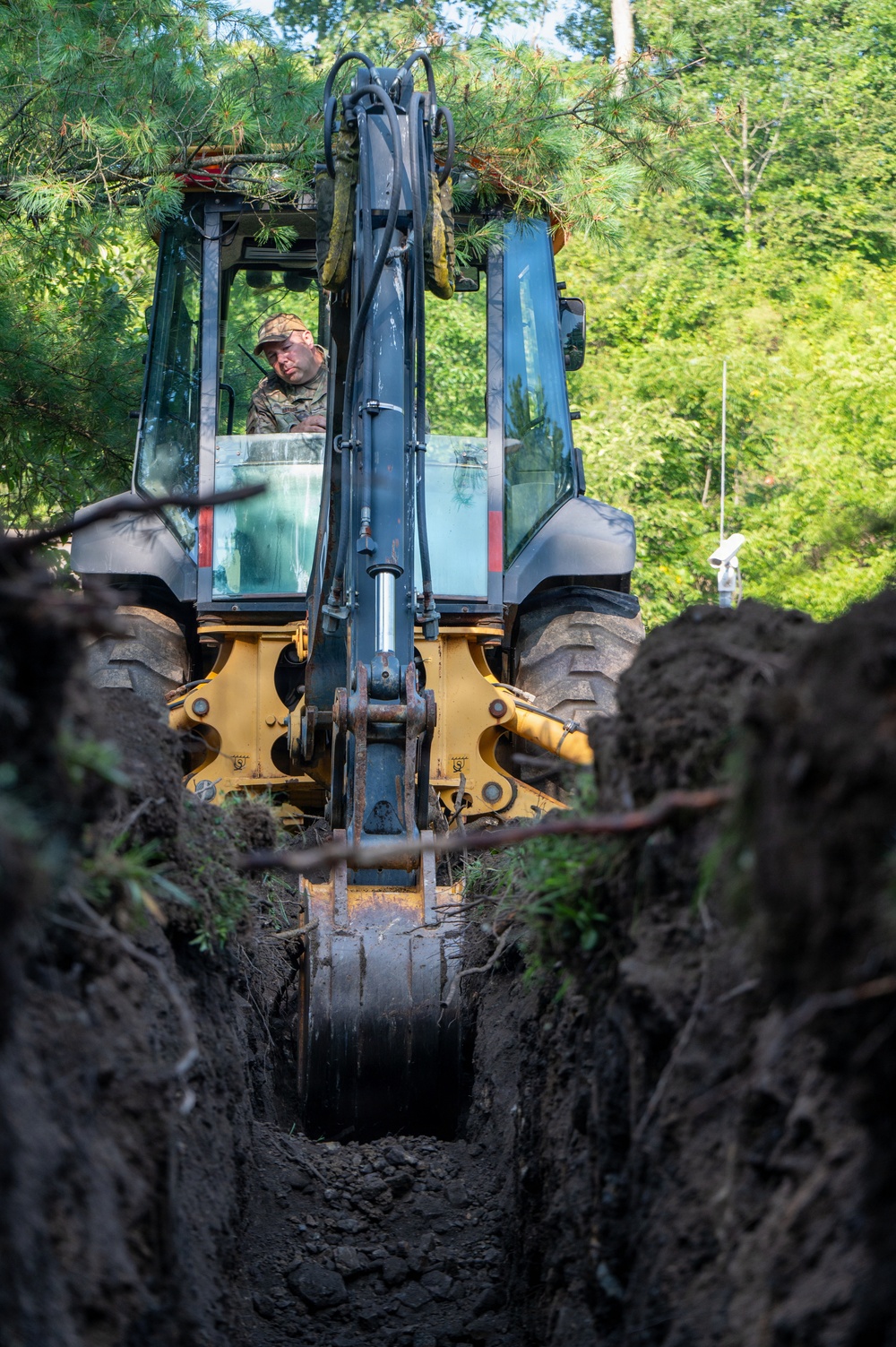 171st Civil Engineers Restore Underground Pipes
