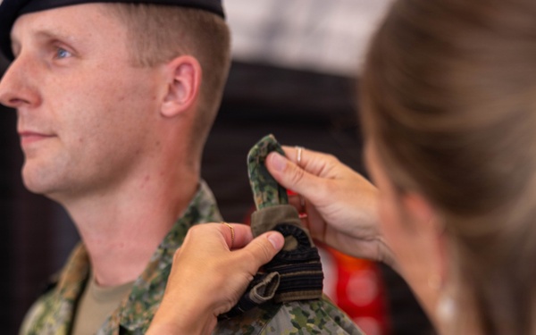2nd Reconnaissance Battalion Hosts Dutch Marine Promotion Ceremony