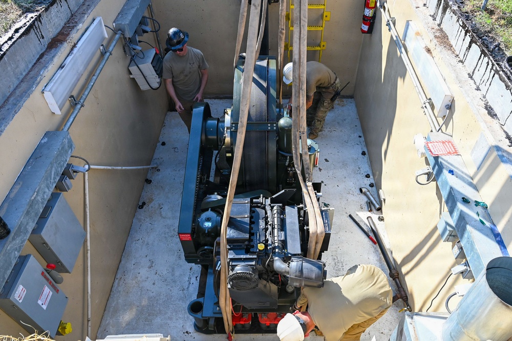 20th CES Conducts Aircraft Arresting Systems Overhaul
